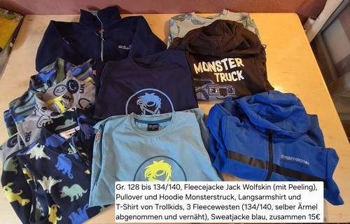 Kleidungspaket junge 128 - junge, gr.